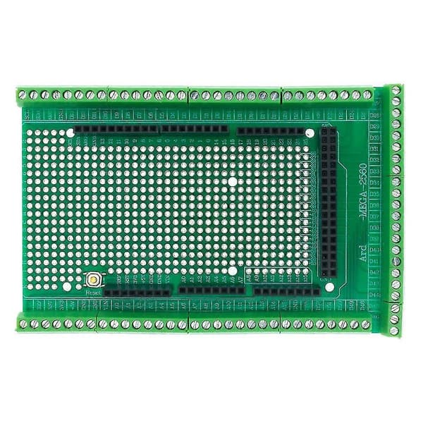 Kompatibel med dobbeltsidet Pcb Prototype Skrue Terminal Block Shield Board Kit til 2560