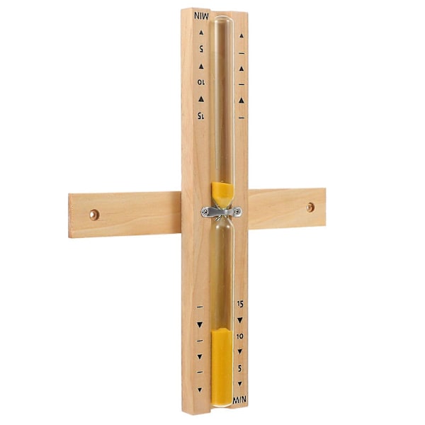 15 Minutter Sauna Timeglass Sauna Sand Timer Veggmontert Sand Timeglass