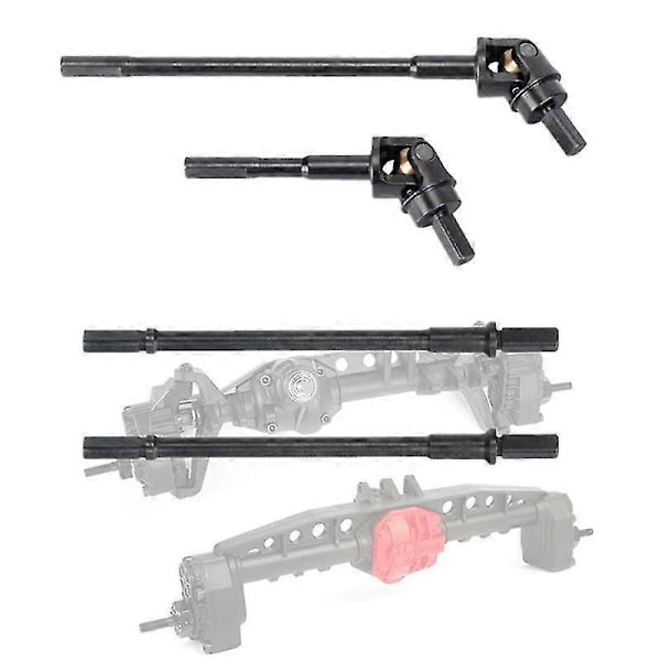 Ar45 Portalaksel Fremre Og Bakre Akselaksel Cvd Sett For Axial Scx10 Iii 1/10 Rc Crawler Bil Oppgraderinger