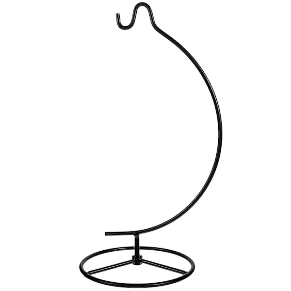 Ornament Display Stativ Hållare Järn Hängande Krok Hållare Rack för Hängande Glasglob Luftväxt