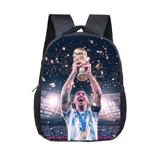 Messi-reppu lapsille, sarjakuvapainatus, koululaukku, oppilaan koululaukku style 3