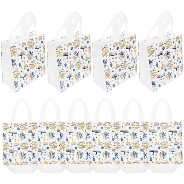 10 stk. Gaveposer Dekorative Gaveindpakningsposer Hanukkah-tema Gaveposer Gaveemballageposer