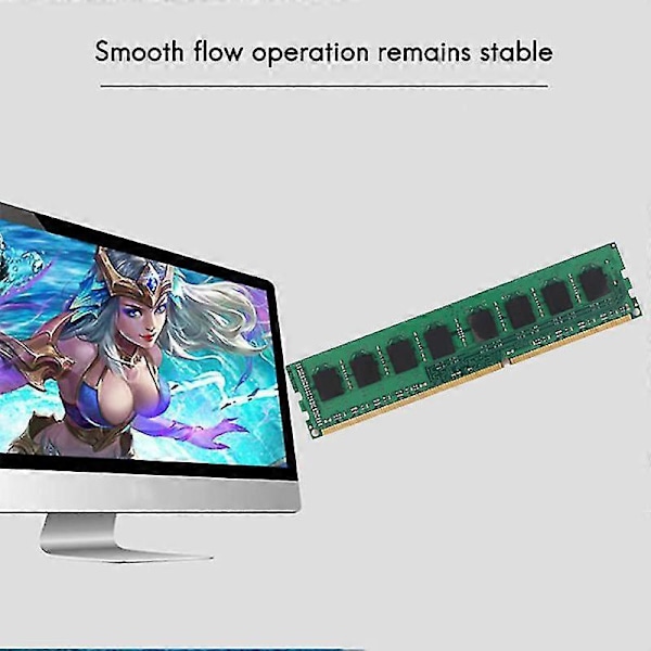 4GB DDR3 1600MHz 240pin 1.5V RAM Skrivbordsminne DIMM Endast För AMD F2 M2 Dator PC