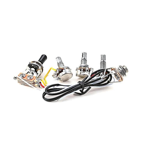 Elektrisk Guitar Ledningsnet Kit 3-vejs Toggle S 2 Volume 1 T 6,35 mm Output Til Lp Electri