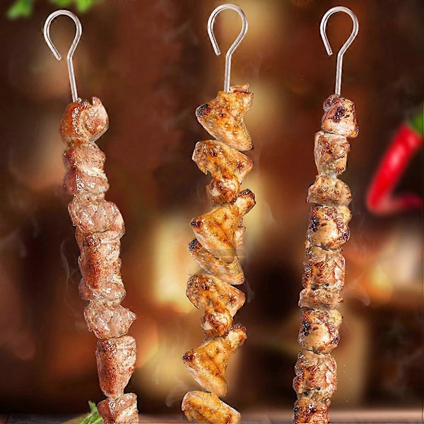 1 set Hållbart Användbart Grill Rostfritt Stål Barbecue Rack för Utomhusbruk