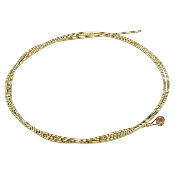 Sett med 6 metallstrenger for akustisk gitar 1 meter 1m Ny