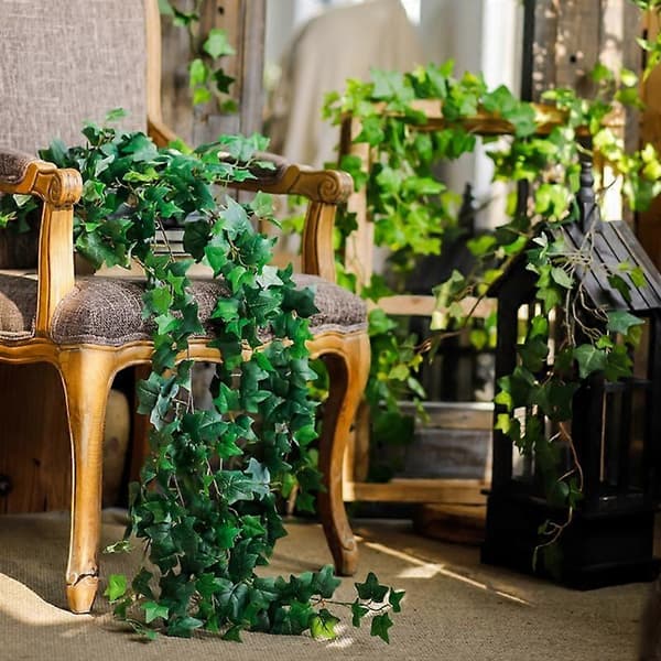 5 st Simulerings Creeper Blomma Vinranka Murgröna Hängande Växt Hem Väggdekor