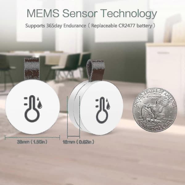 Termometer Hygrometer Trådløs Bluetooth Udendørs Termometer Smart Home Temperatur- og Fugtighedssensor