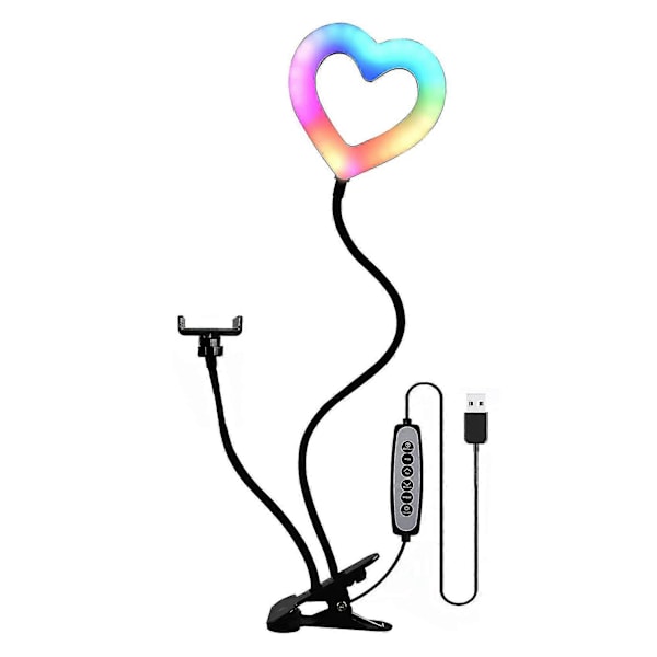 6 tuuman Ph Rgb Joutsenkaula D Ie Videokuvaus 2-in-1 Klipsi, 3+32 Rgb-tilaa