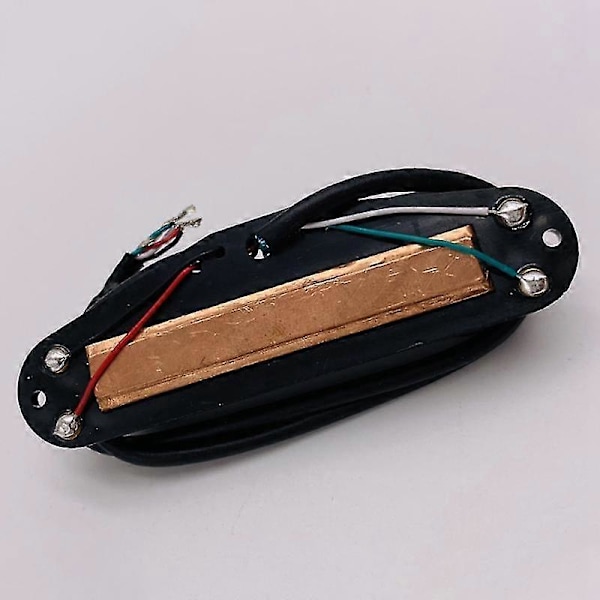 Hot Rail Pickups Dubbelspår 11k Alnico5 Gitarrpickup Passar Strat Squier Tele Elgitarr, Vit