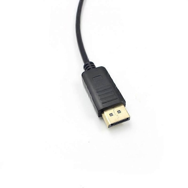 1.8M Displayport DP Hann til DVI Kabel Adapter 24+1 Pins Kjernekabel Høy Klarhet 1080P