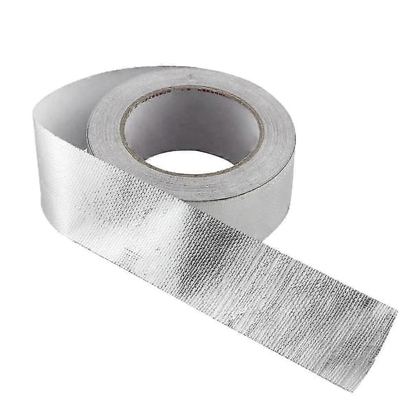 25m Auto Bil Eksosrør Aluminium Folie Varmeisolasjon Resistent Tape Rull