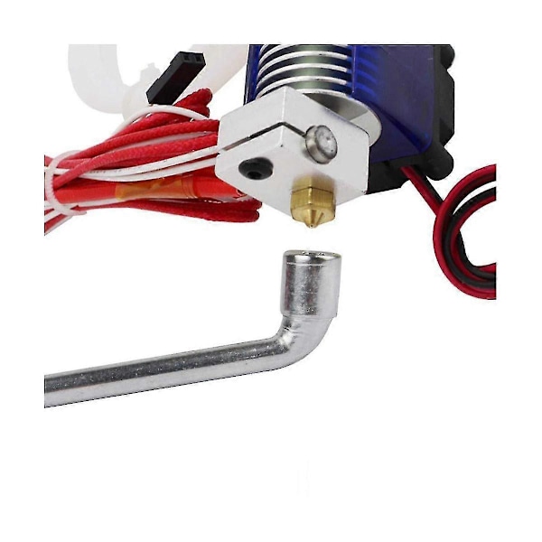 3D-printerdyser Kit med 10 stk Mk8 0,4 mm 3D-printer Messingdyser Ekstruder for 3D-printertilbehør