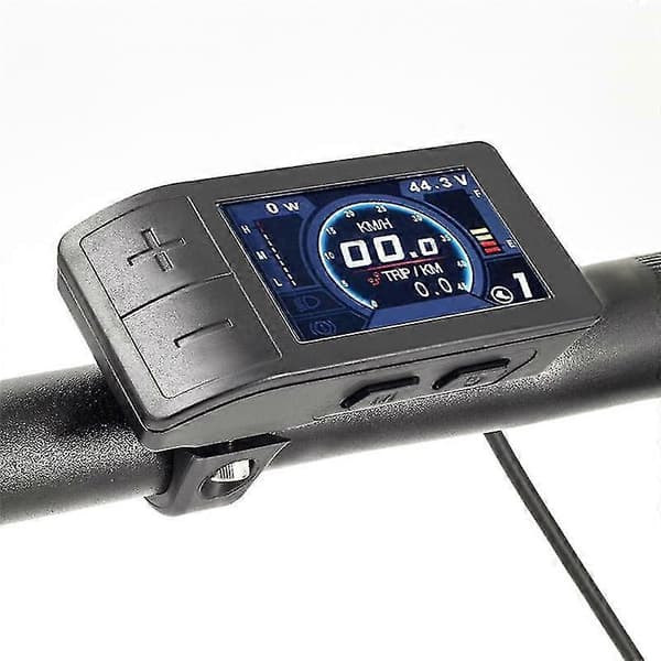 500c Ebike Display Til 8fun Bbs01 Bbs02 Mid Motor Hub Motor Kit Dele Elektrisk Cykel Speedometer Con