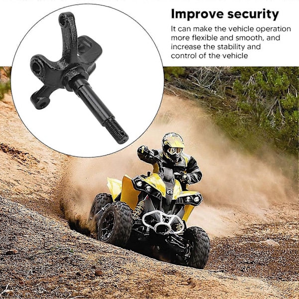 1 pari ohjausnivel tappi vasen oikea pyörän ohjausnivel 200cc ATV mönkijälle, musta