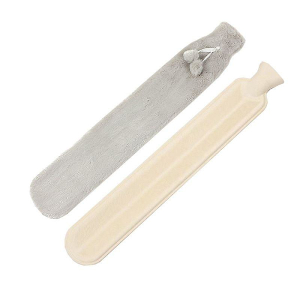 Varmtvannsflaske med trekk 1l for nakke og skulder, rygg, ben, midje Varm kropp Varmtvannsflaske Lang style 9