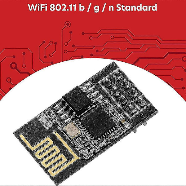 Esp8266 Esp-01s Wifi Hovedmodul Takket Være Den Kraftige 80mhz Prosessoren Og Store 1mb Minnet