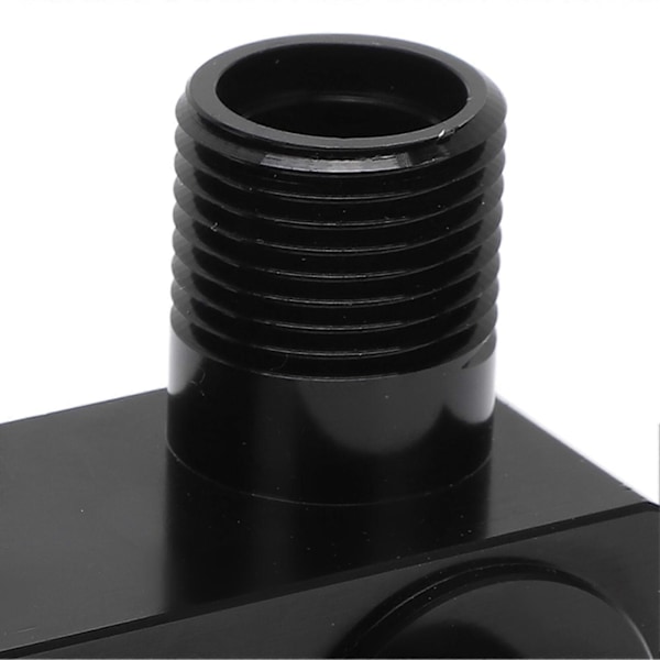 AC Kompressor Fitting 90 Graders Vinkel 6061T6 Billet Aluminium Legering Sort Adapter Kit Erstatning for Ford LSX LS1