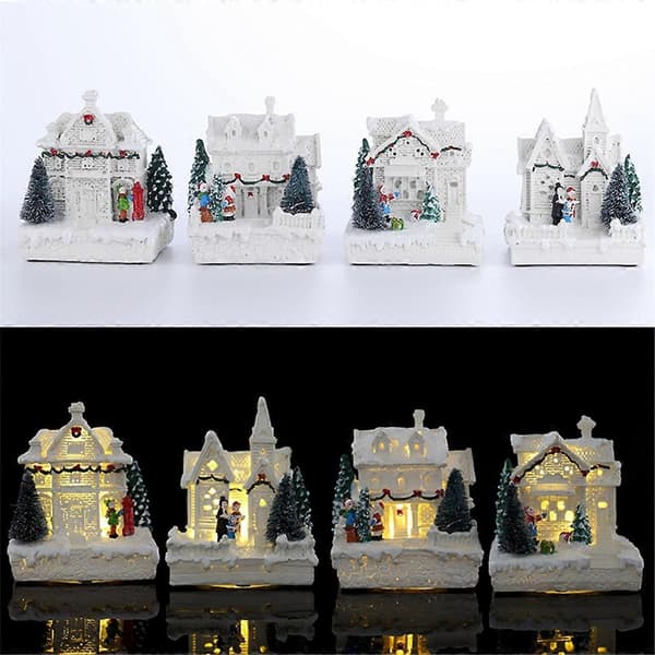 Julscen By Stad Snöby LED Ljus Dekoration D