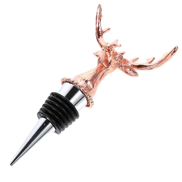 1 kpl Viinipullon Sulkija Hirvenpää Pullon Sulkija Sinkkiseos Pullon Sulkija