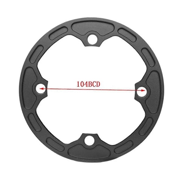Skyddskåpa i aluminiumlegering för cykel, kedjeskydd, Bcd104 kedjekrans, passar för Xc Fr Am cykel