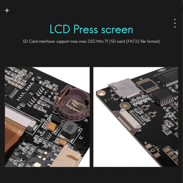 4,3-tommer LCD Trykskærm Til Next Nx4827k043 Forbedret - Interface Hmi Kerne