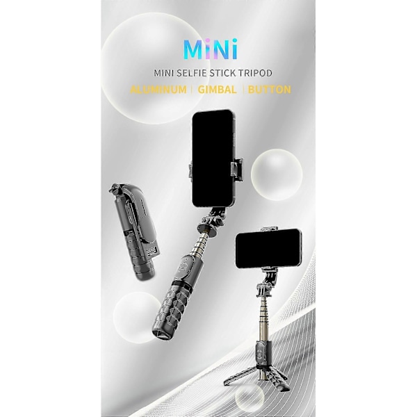 Trådløs Bluetooth Selfie Stick Multifunktionel Telefonholder Foldbart Mini Tripod Bordstativ Til Ios