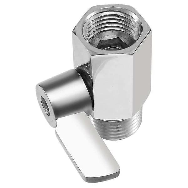 Dusjhode Stengeventil, 304 Rustfritt Stål Mini Kuleventil NPT Gjenge (1/2 Tomme Hann x 1/2 Tomme Hunn