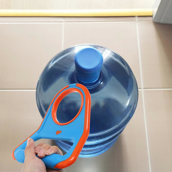 2 st Vattenflaskbärare Lyftare Ergonomiskt Dricksvattenflaskhandtag Halkfritt Lätt att Bära Lyftare