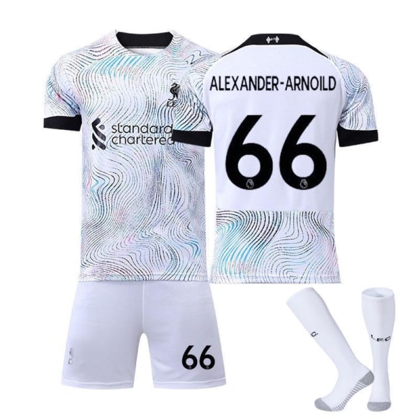 22-23 Liverpool Away Kit för vuxna och barn NO.66 Alexander-Arnold 18