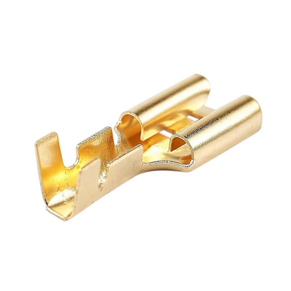 100 stk. bilhøjttaler 6,3 mm hun spade terminal ledningsstik