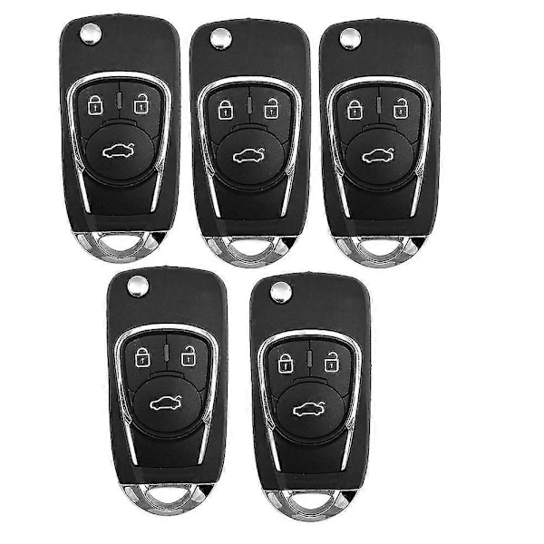 5st/lot Keydiy B22-3 3-knapps B-fjärrkontroll bilnyckel för Kd900 Kd900+ Urg200 -x