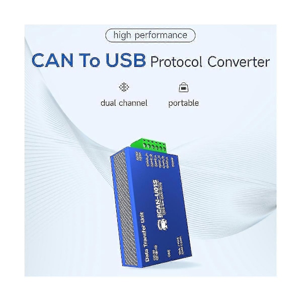 CAN til USB Konverter CAN2.0 Debugger Bus Analyzer CAN-bus Tovejs 2-vejs Transceiver Bærbar Relæ