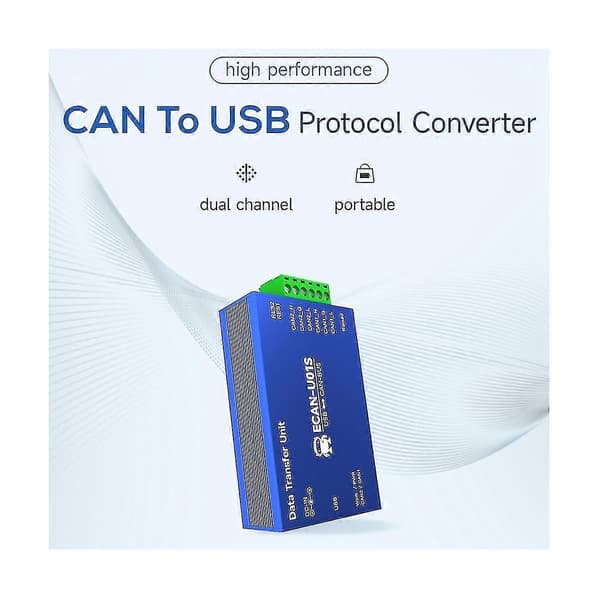 CAN till USB-omvandlare CAN2.0 Debugger Bussanalysator CAN-buss Dubbelriktad 2-vägs Transceiver Portabelt Relä