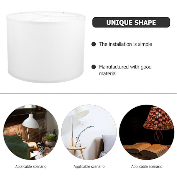 Modern Lampskärm Dekorativ Lampskärm Tyglampskärm Bordslampskärm för Hemmet