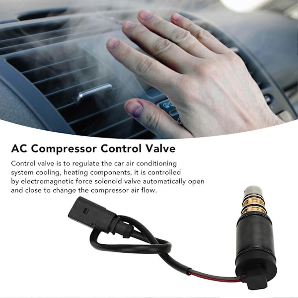 AC Kompressor Elektronisk Kontrollventil ECV15 Känslig Högprecisionskontroll Passar För Q7 R8 RS4 S4 S6 S8