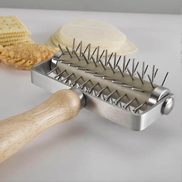 Pizza Deigrulle Gjenbrukbar Pizza Hullager Bakverk Hull Maker Multifunksjonell Pizza Piggrulle