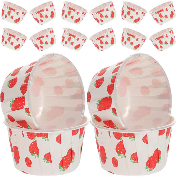 100 stk. Cupcake Bageforme Kageforme Muffin Bageforme Bage Tilbehør Papir Bageforme