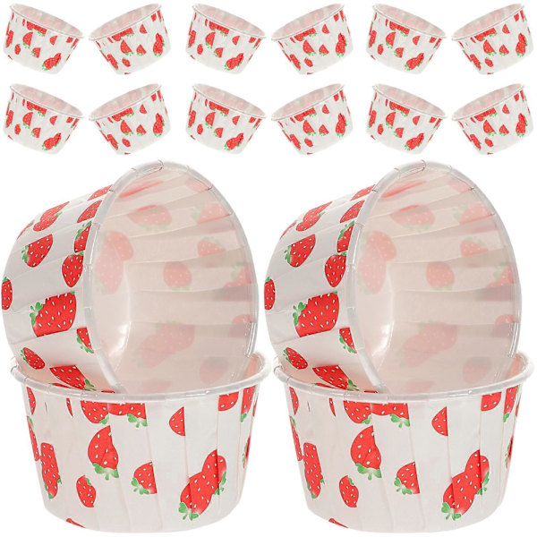 100 stk. Cupcake Bakekopper Kakekopper Muffin Bakekopper Baketilbehør Papir Bakekopper