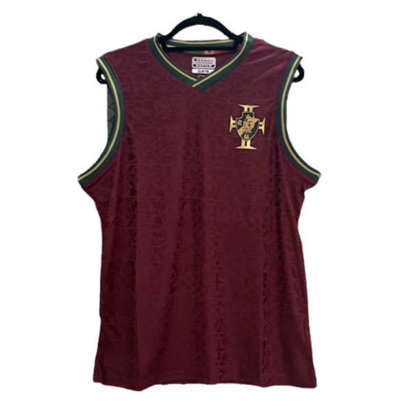 23-24 da Gama rödbrun väst anpassad träningsdräkt i jersey kortärmad jersey T-shirt Carrick NO.16 L