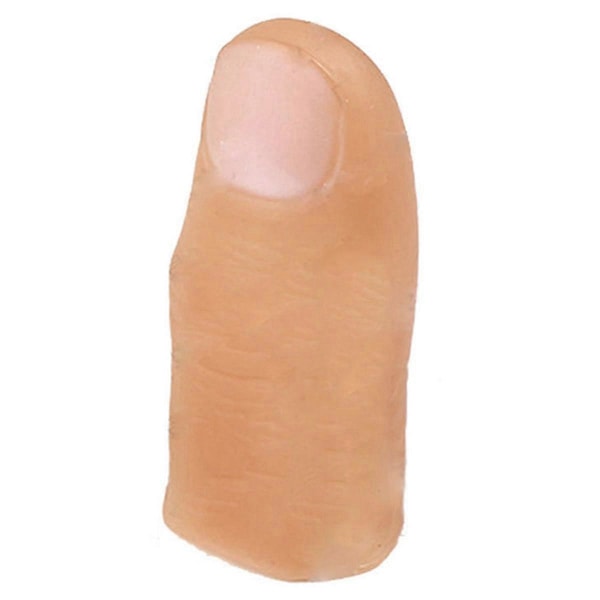 5st Simulerings Fingerhylsa Falsk Tummspets Finger Magi Skämt Trick Rekvisita Leksaker Med Kompression Gl
