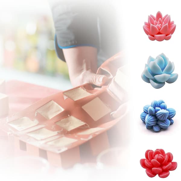 Silikon DIY sukkulent planter form blomster kunst håndverk baking støpeverktøy
