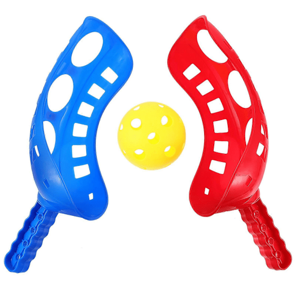 TOYMYTOY Scoop Ball Spel Scoop Toss & Catch Set Utomhus Sport Strandspel för Barn (Slumpmässig Färg)
