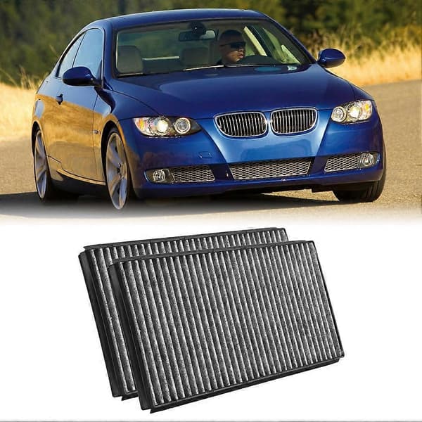 2 stk. Kabine Luftfilter Sæt til E60 528i 535i 535xi 545i 550i 650i M5 M6