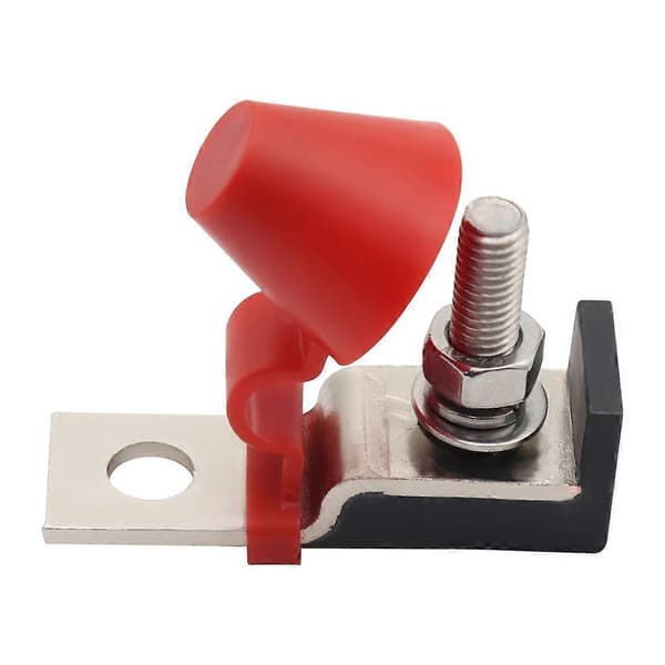 Terminal Säkringsblock, 300A 58V-DC Max, Enkel Stud 5/16\" (M8)
