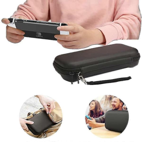Jule Switch Oled Etui til Nintendo Switch Oled Bæretaske Pose Tilbehør Black