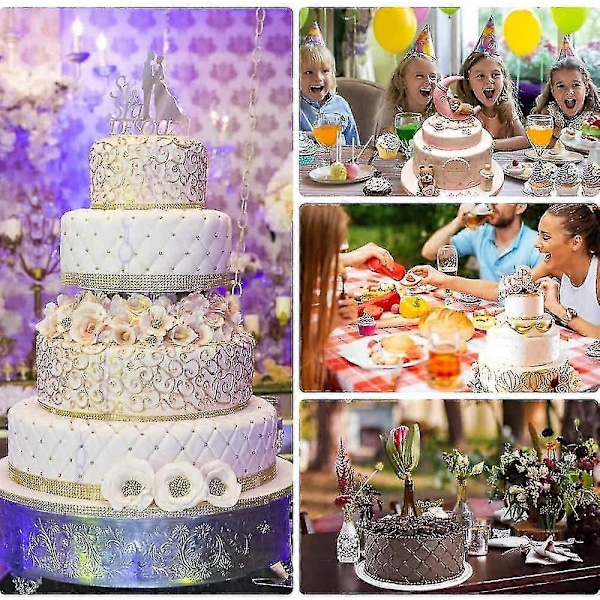 4 Stycken Texturmattor Diamantkviltat Rutmönster Transparent Fondanttryck Matta Spets Prägling Bo