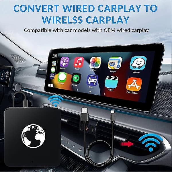 Ny Carplay Trådløs For Bt