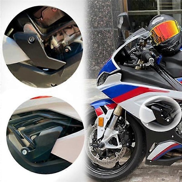 Til - S1000rr 2019 2020 2021 2022 Cykel Faldende Ramme Crash Pad Beskytter Grå