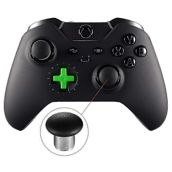 6 i 1 udskiftning af tommelfingergreb til en Elite-controller - Sort